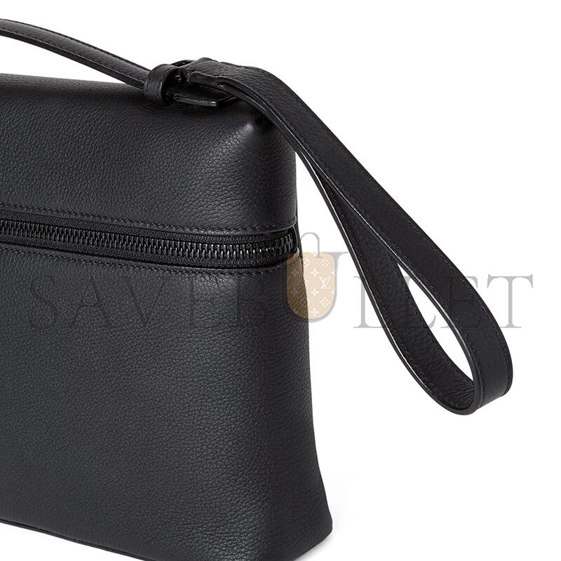L0r0 P1ana extra pouch l29 grained calfskin fan9085 (29*17*5cm)